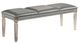 Furniture of America® Maddie Silver Bench-0