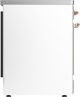 ve® Majestic III 30" White Pro Style Induction Range with Solid Door and Copper Trim-4