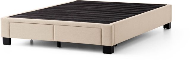Malouf® Duncan Oat California King Platform Bed Base-0