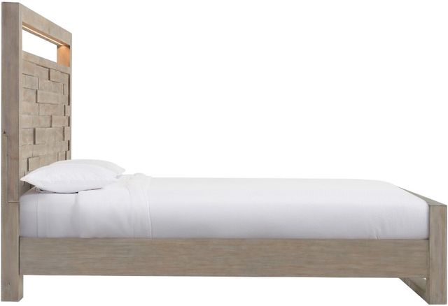 Riverside Furniture Intrigue Hazelwood Queen Led Panel Bed-2