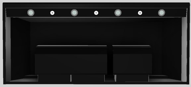 Vent-A-Hood® 54" Black Wall Mounted Range Hood-3