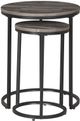 Signature Design by Ashley® Briarsboro 2-Piece Gray Washed Accent Tables-2