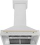 ZLINE Autograph Edition 36" Satin Stainless Steel Wall Mounted Range Hood-1