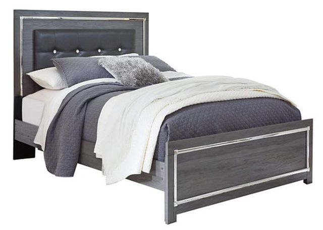 Signature Design by Ashley® Lodanna Gray 80" King Panel Bed-0