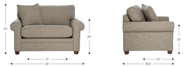 La-Z-Boy® Olson Leaf Chair and a Half-1