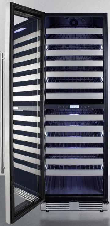 Summit® 24" Stainless Steel Wine Cooler-2