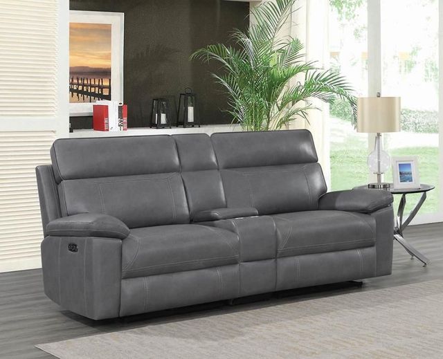 Coaster® Albany Motion 3 Piece Gray Theater Seating-1