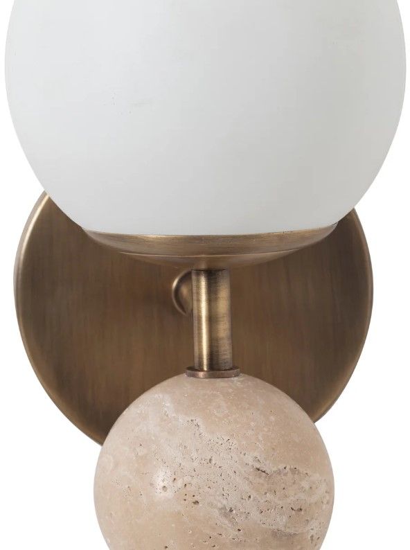 Renwil® Celestia Matte Antique Brass Wall Sconce-2
