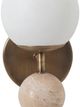Renwil® Celestia Matte Antique Brass Wall Sconce-2
