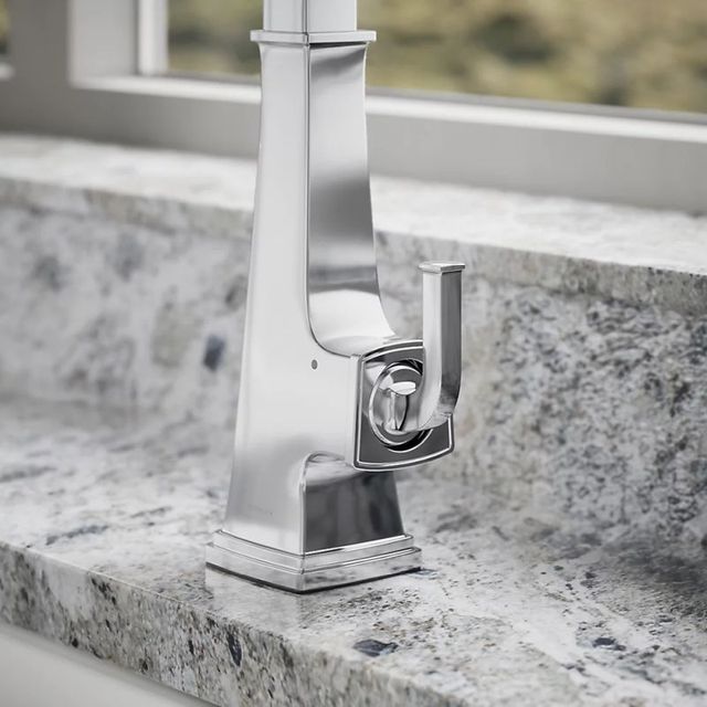 KOHLER® Riff® Polished Chrome Touchless Kitchen Sink Faucet with 3-Function Sprayhead-4