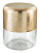 Zuo® Cannon Gold Side Table with Glass Base-0