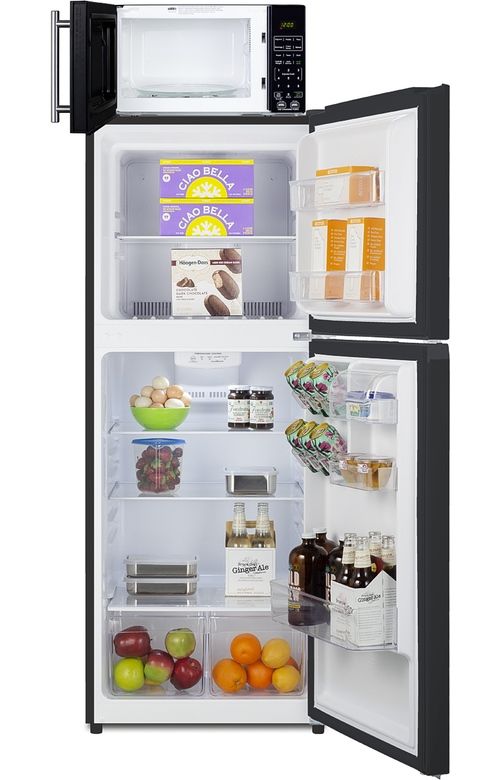 Summit® 2 Piece Black Kitchen Package -1