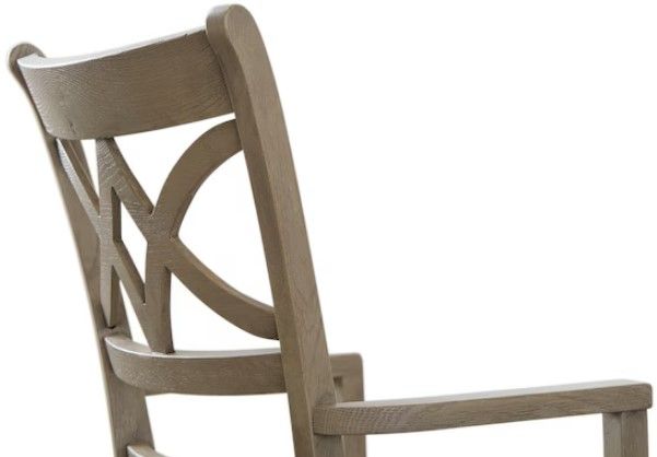 Bassett® Furniture Customizable BenchMade Merrill Oak Dining Arm Chair-2