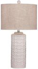 Bassett Mirror Marina White Table Lamp-0