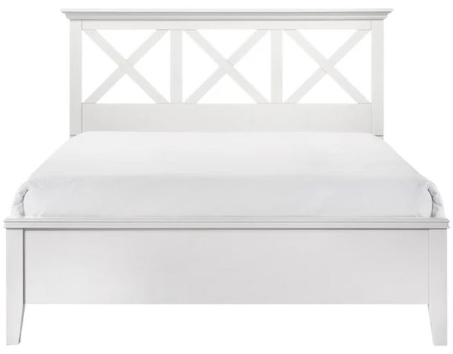 Bernards Nova II White Queen Panel Bed-2