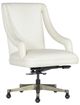 Hooker® Furniture EC Meira Aline China White Swivel Tilt Executive Chair-0