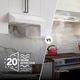 Broan® GLA2 Series 30" White Under Cabinet Range Hood-3