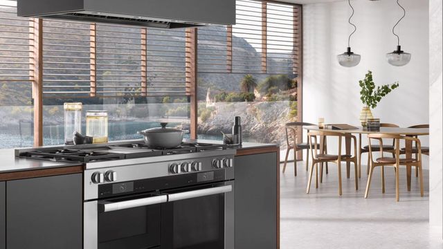 Miele 48" Natural Gas Clean Touch Steel Pro Style Dual Fuel Range-4