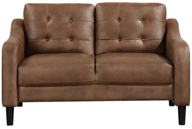 Homelegance® Mallory Brown Loveseat-2
