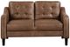 Homelegance® Mallory Brown Loveseat-2