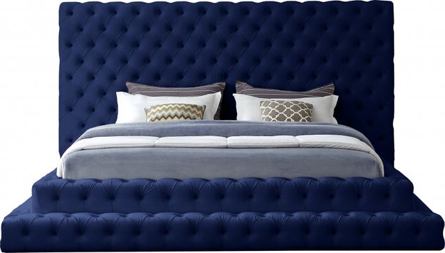 Meridian Furniture Revel Navy Queen Bed-1