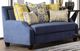 Furniture of America® West Brompton Navy Loveseat-0
