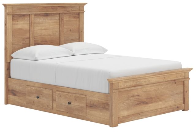 Signature Design by Ashley® Fenderport Tan Full Panel 2-Drawer Storage Bed-0
