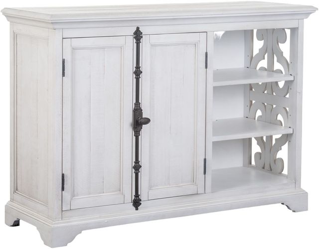 Magnussen Home® Bronwyn Alabaster Printer Stand-0