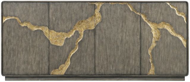 Hooker® Furniture Melange Fissured Dark Oak Entertainment Credenza-2