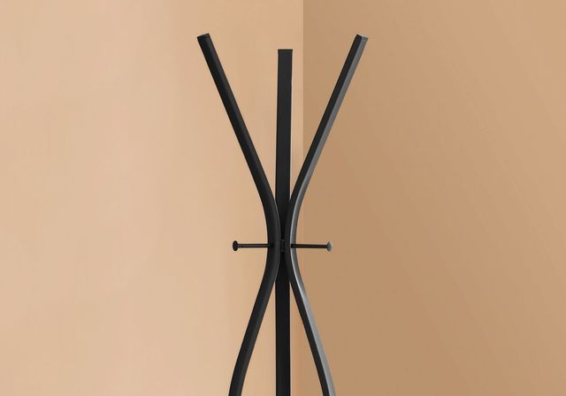 Monarch Specialties Inc. Black Metal Coat Rack-3
