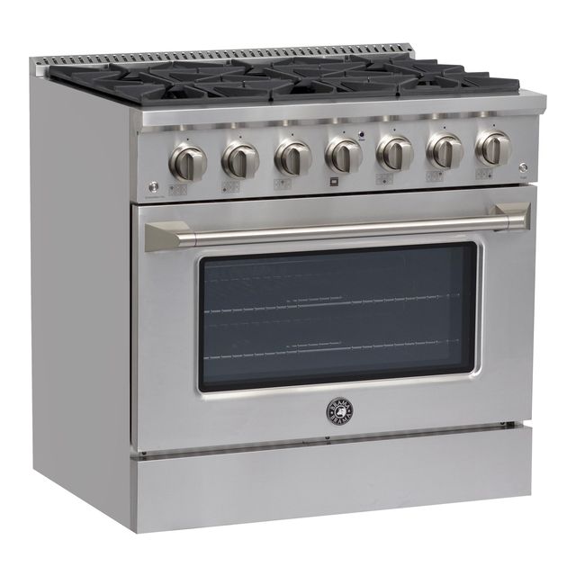 Brama 36" Stainless Steel Dual Fuel Range-1