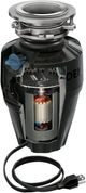 Moen® EX Series 0.75 HP Continuous Feed Black Garbage Disposal-3