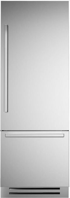 Bertazzoni 30 in. 15.5 Cu. Ft. Stainless Steel Counter Depth Bottom Freezer Refrigerator