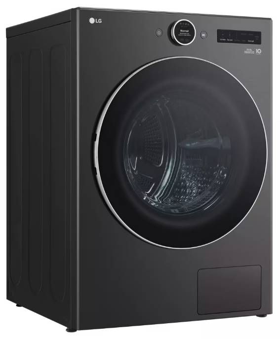 LG 7.8 Cu. Ft. Black Steel Ventless Electric Dryer-2