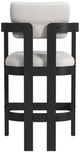 Elements International Portland Black/White Bar Stool-5