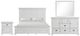 New Classic® Home Furnishings Jamestown 4-Piece White King Panel Bedroom Set-0