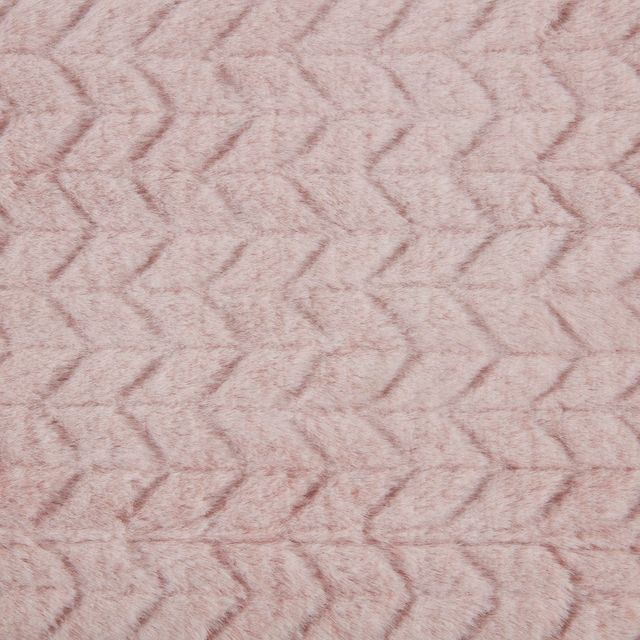 Olliix by Madison Park Olivia Blush Carved Serengeti Fur Throw-1
