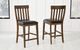A-America® Mariposa Rustic Whiskey Slat Back Bar Stool-2