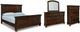 Millennium® by Ashley Porter 4-Piece Rustic Brown Queen Panel Bed Set-0