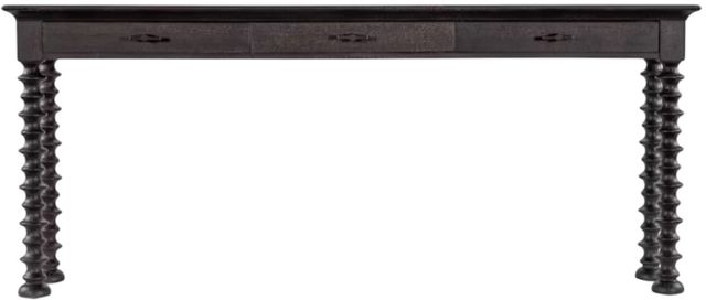 Hooker® Furniture Big Sky Charred Timber Turned Leg Sofa Table-1
