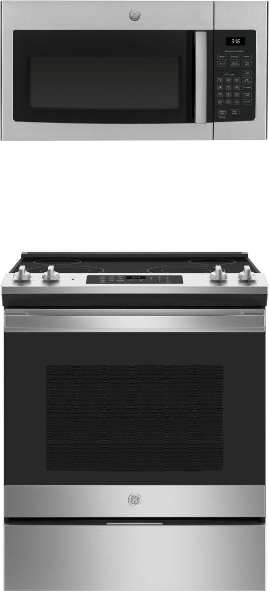 GE® 2 Piece Stainless Steel Kitchen Package-0