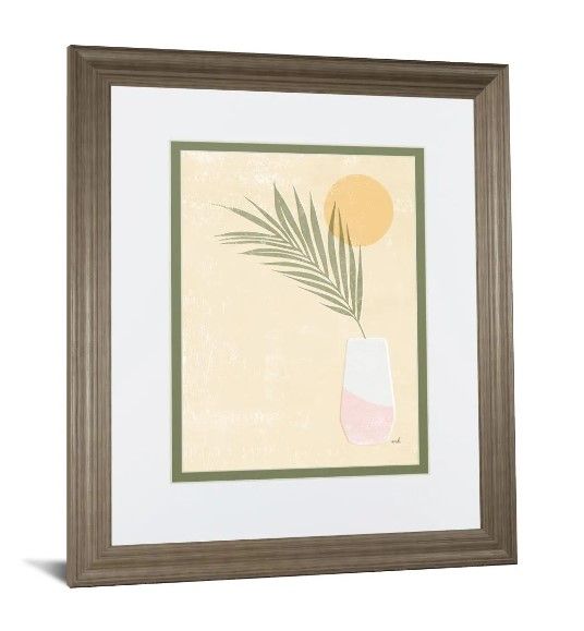 Classy Art Sun Palm II Blush by Moira Hershey Wall Art-1