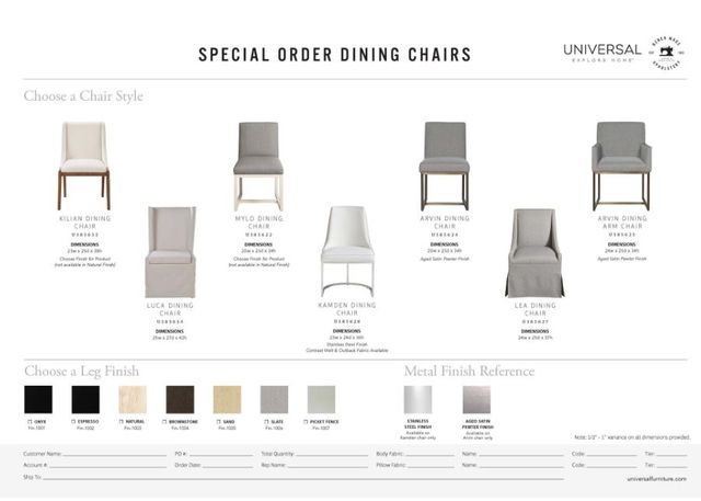 Universal Explore Home™ Customizable Kamden Dining Chair-3