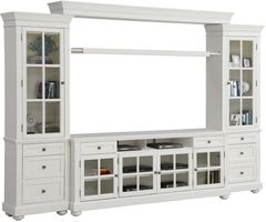 Parker House® Cape Cod 4-Piece Vintage White 76" Entertainment Wall