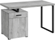 Monarch Specialties Inc. Grey Computer Desk-0