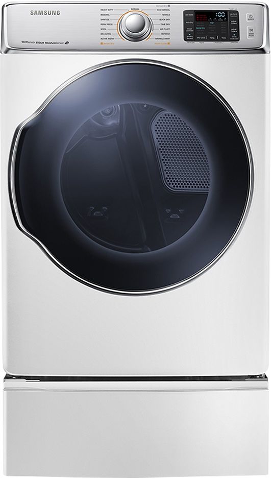 Samsung 9.5 Cu. Ft. White Front Load Gas Dryer-2