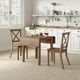 Jofran Inc. Eastern Tides Brushed Bisque X Back Dining Chair-1