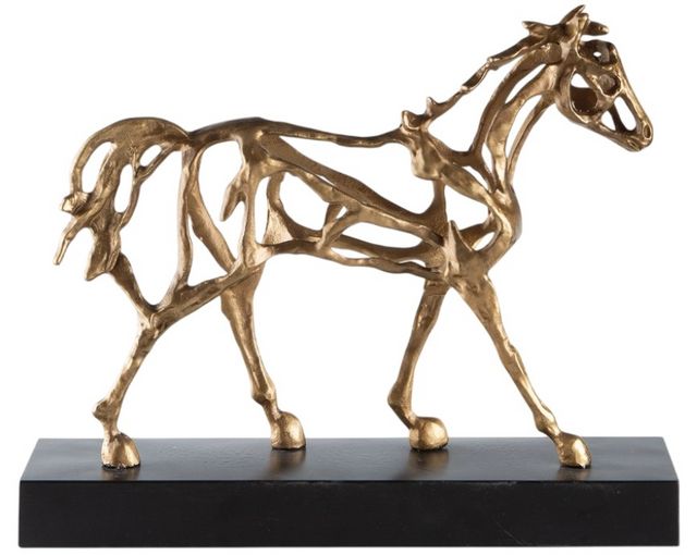 Signature Design by Ashley® Grainville Antique Gold/Black Sculpture-1