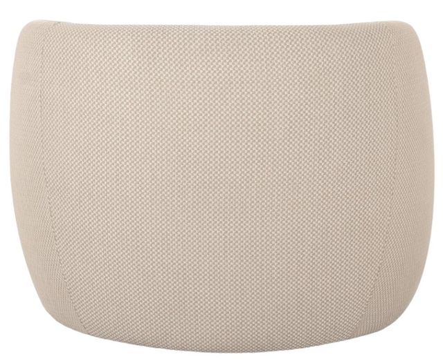 Moe's Home Collection Rae Beige Check Plastic/Polyester Outdoor Accent Chair-4