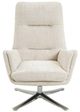 Homelegance® Parker 2-Piece Beige Swivel Chair with Ottoman Set-4